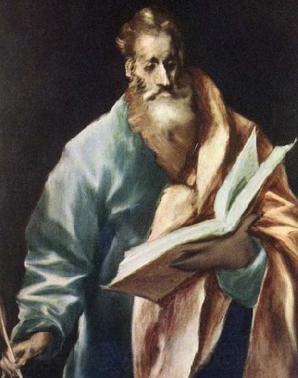 GRECO, El Apostle St Matthew France oil painting art